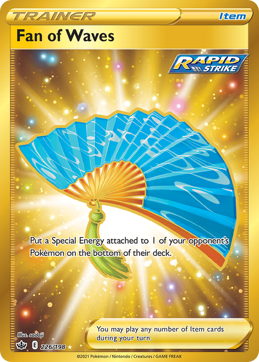 Fan of Waves 226/198 Secret Rare Chilling Reign NM/M