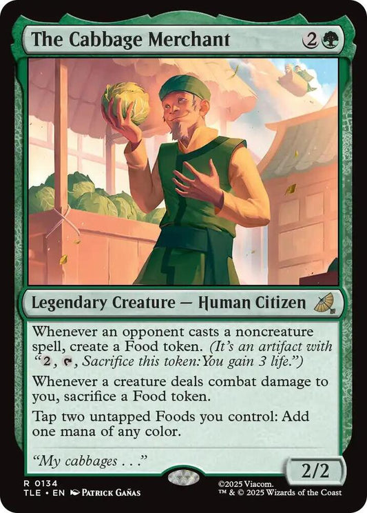 The Cabbage Merchant 134 Foil Avatar: The Last Airbender: Eternal-Legal NM/M