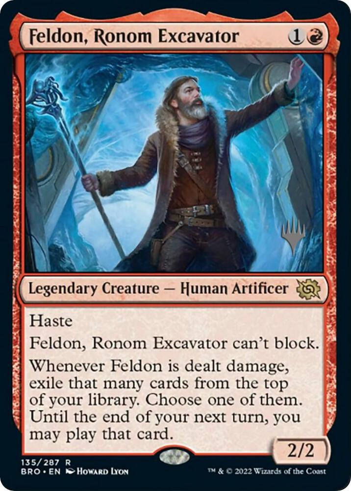 Feldon, Ronom Excavator 135 Rare Promo Pack: The Brothers' War NM/M