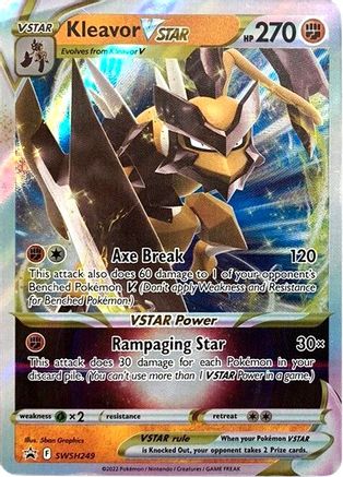 Kleavor VSTAR SWSH249 Promo Sword & Shield Promo Holo NM/M