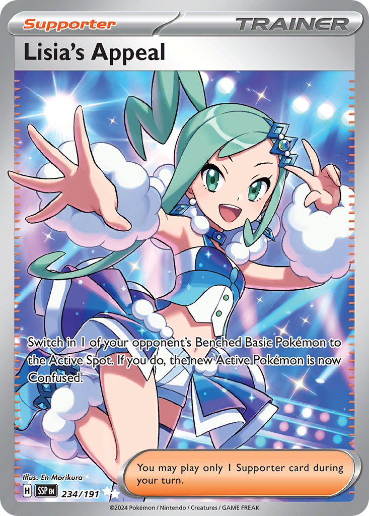 Lisia's Appeal 234/191 Ultra Rare Surging Sparks NM/M