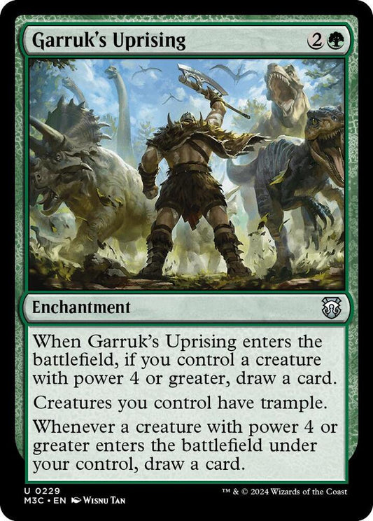 Garruk's Uprising 229 Uncommon Commander: Modern Horizons 3 NM/M