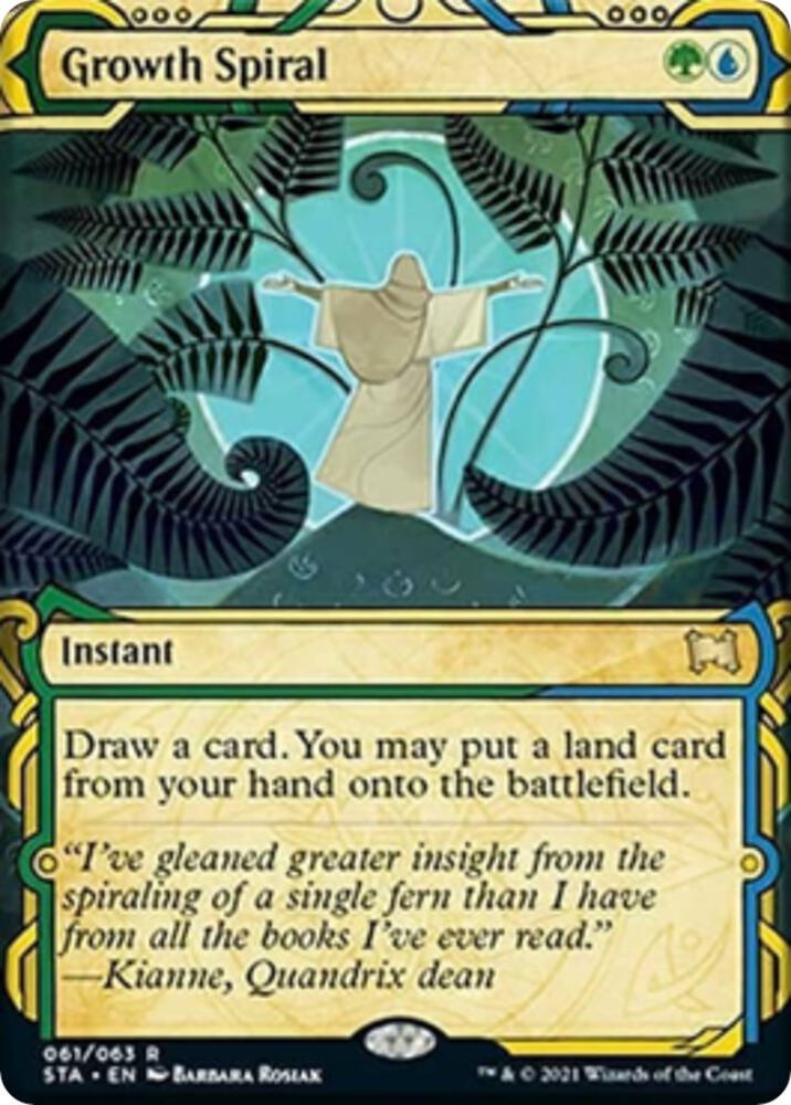 Growth Spiral 61 Rare Strixhaven: Mystical Archives NM/M