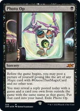Photo Op (Galaxy Foil) 369 Mythic Unfinity Foil NM/M