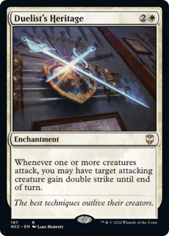 Duelist's Heritage 197 Rare Commander: Streets of New Capenna NM/M