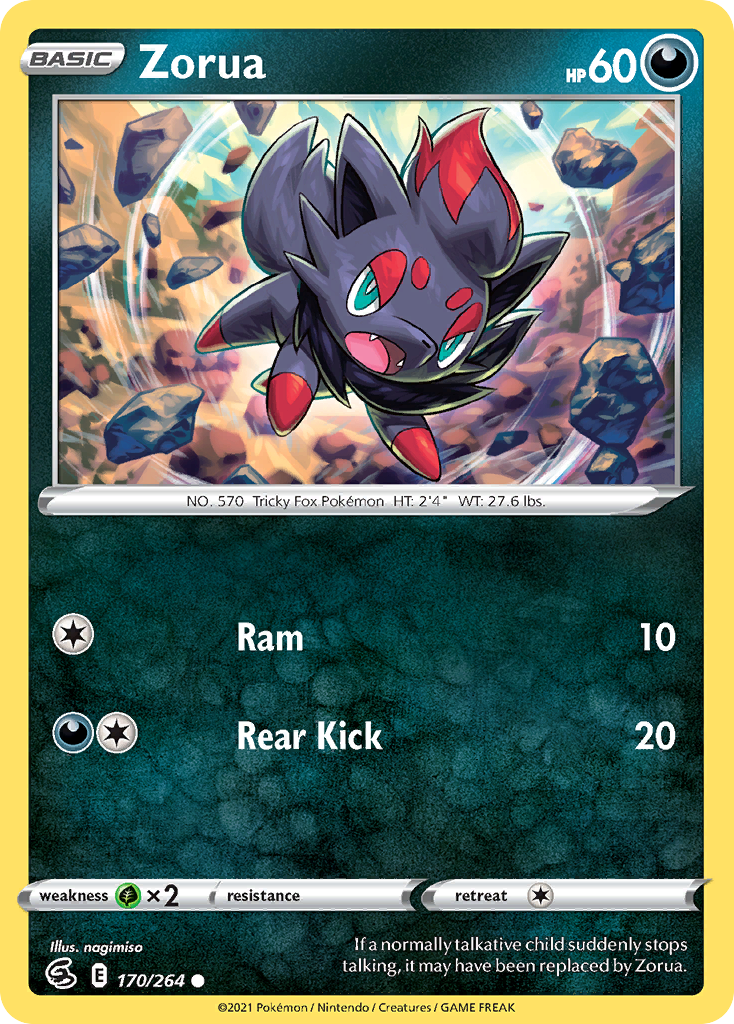 Zorua 170/264 Common Fusion Strike NM/LP