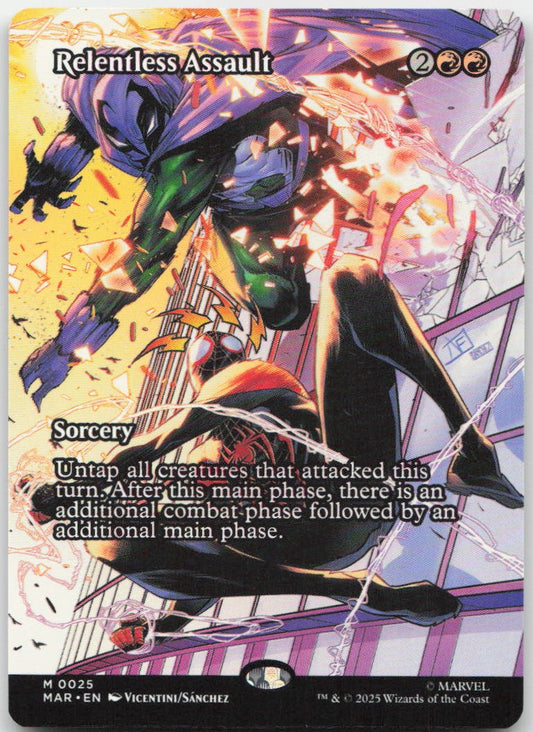 Relentless Assault (Borderless) M Marvel Eternal-Legal 25 NM