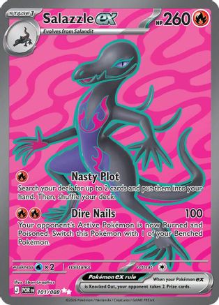 Salazzle ex 101/088 Ultra Rare Perfect Order NM/M