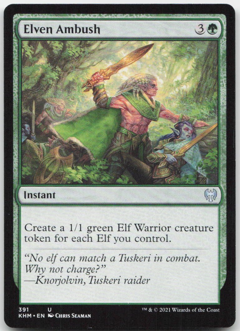 Elven Ambush U Kaldheim 391 NM