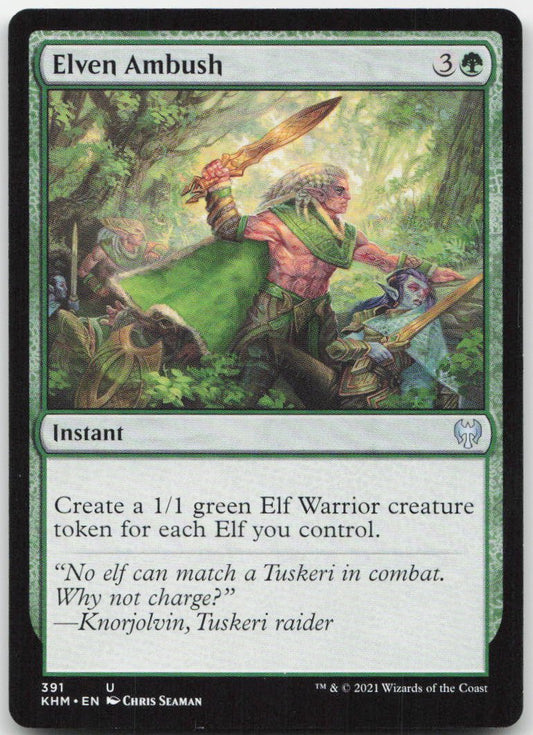 Elven Ambush U Kaldheim 391 NM
