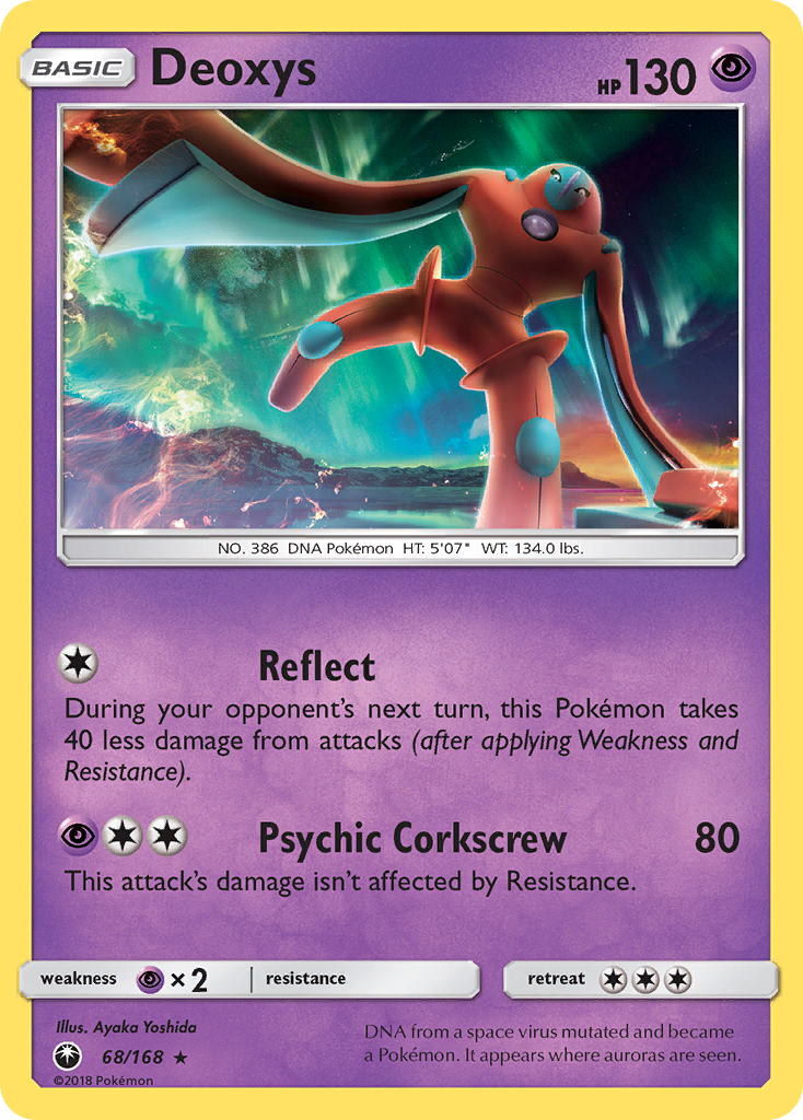 Deoxys 68/168 Rare Celestial Storm NM/LP