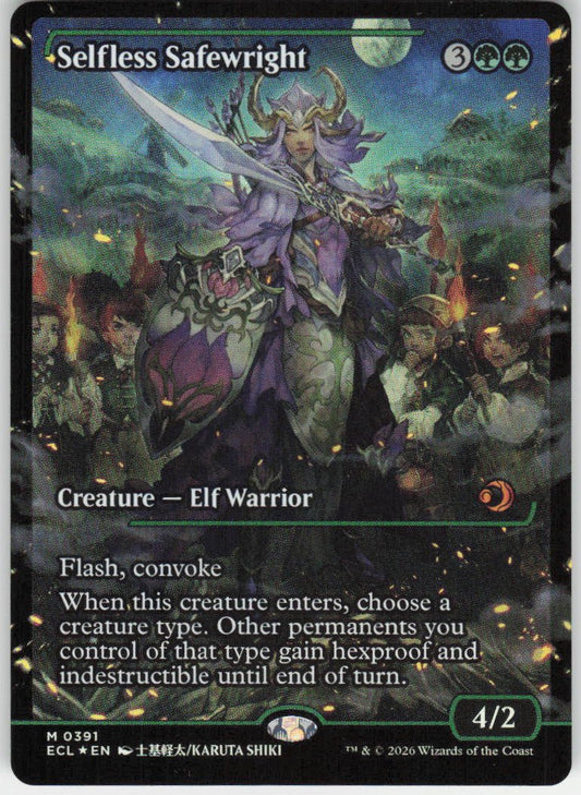 Selfless Safewright (Showcase Foil) M Lorwyn Eclipsed 391 NM