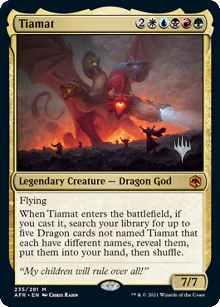 Tiamat 235 Mythic Promo Pack: Adventures in the Forgotten Realms NM/M