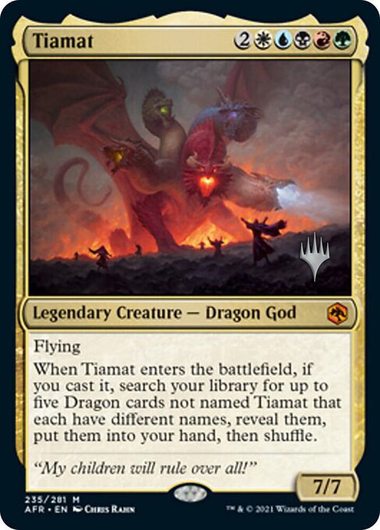 Tiamat 235 Mythic Promo Pack: Adventures in the Forgotten Realms NM/M
