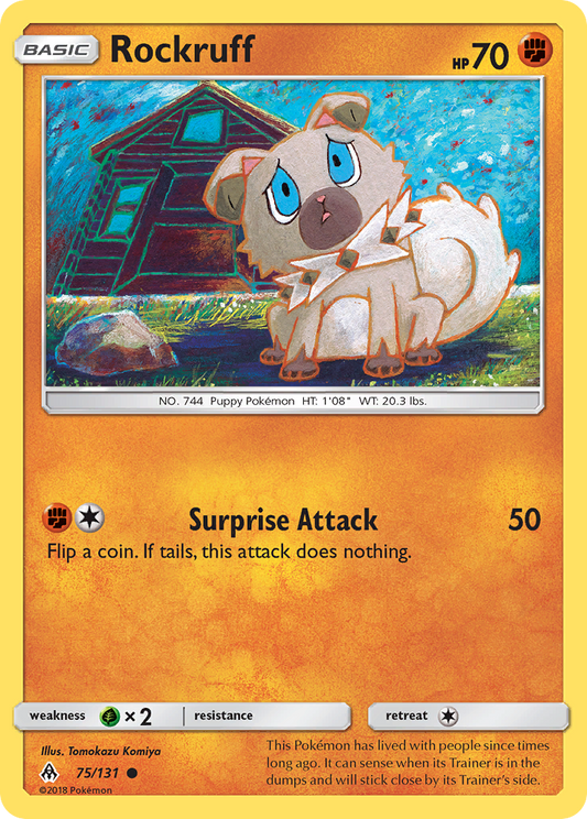 Rockruff 75/131 Common Forbidden Light NM/LP