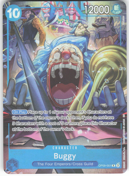 Buggy (051) (English Version 2nd Anniversary Set) R One Piece Promotion Cards OP09-051 NM