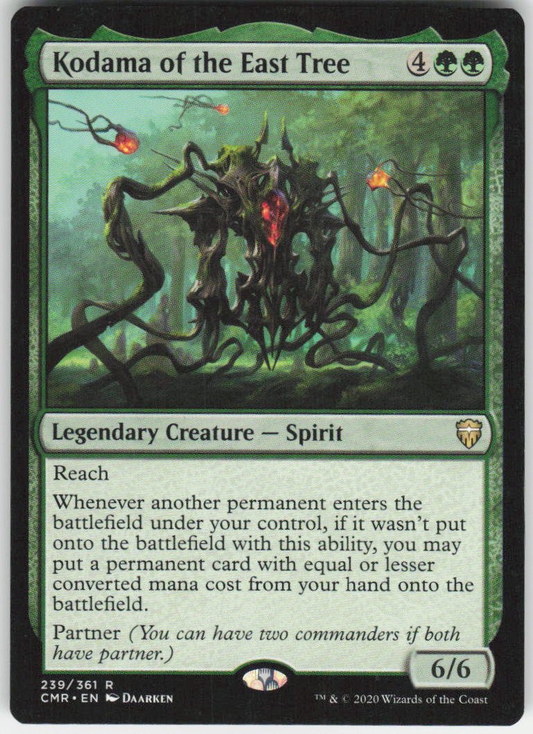Kodama of the East Tree R Commander Legends 239 NM