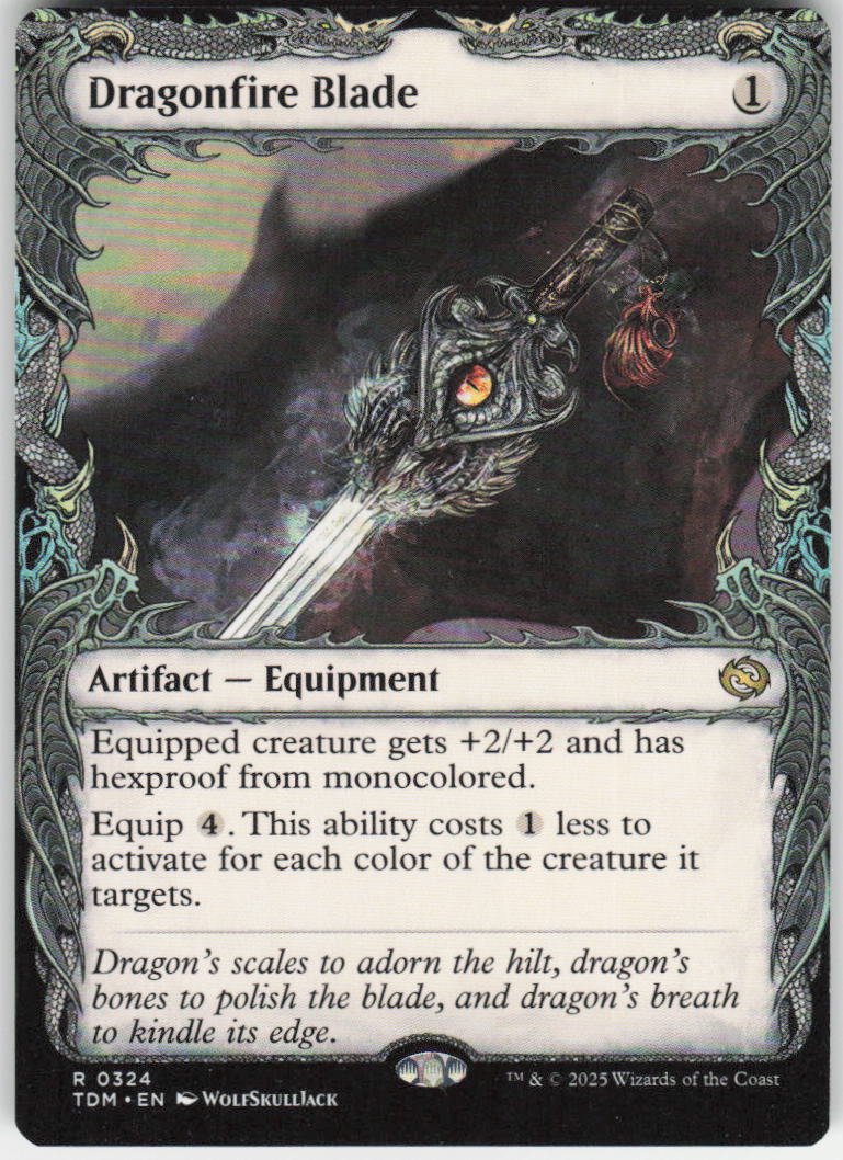 Dragonfire Blade (Showcase) R Tarkir: Dragonstorm 324 NM