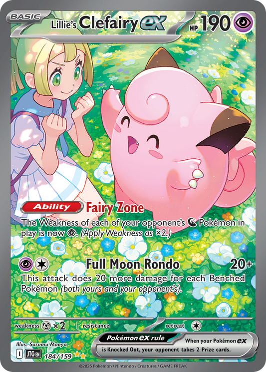 Lillie's Clefairy ex 184/159 Special Illustration Rare Journey Together NM/M