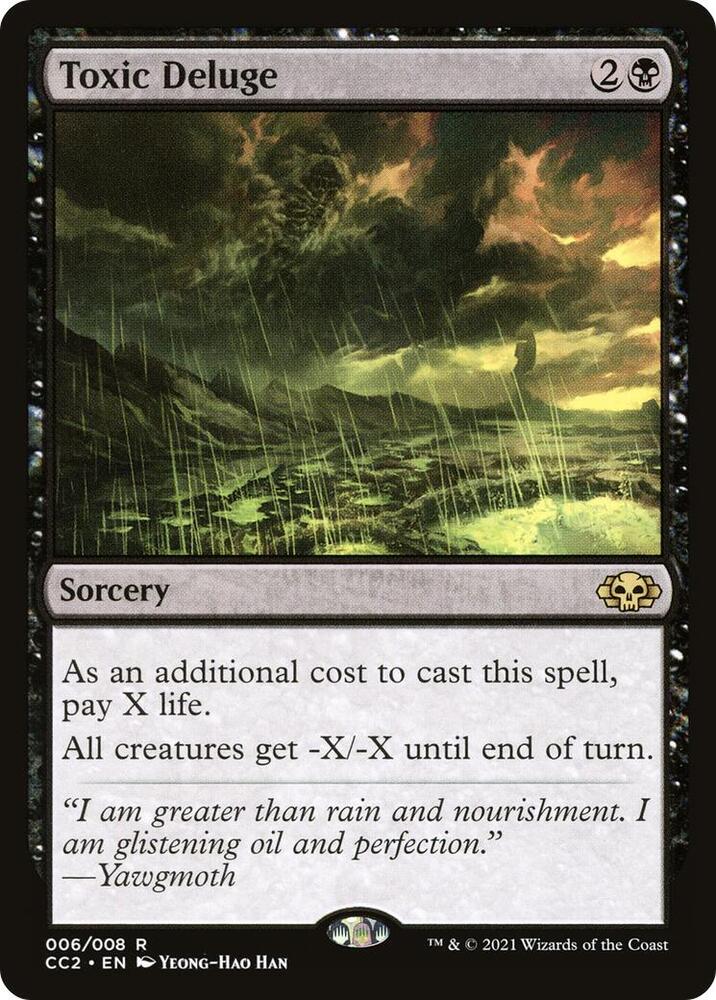 Toxic Deluge 6 Rare Commander Collection: Black NM/M
