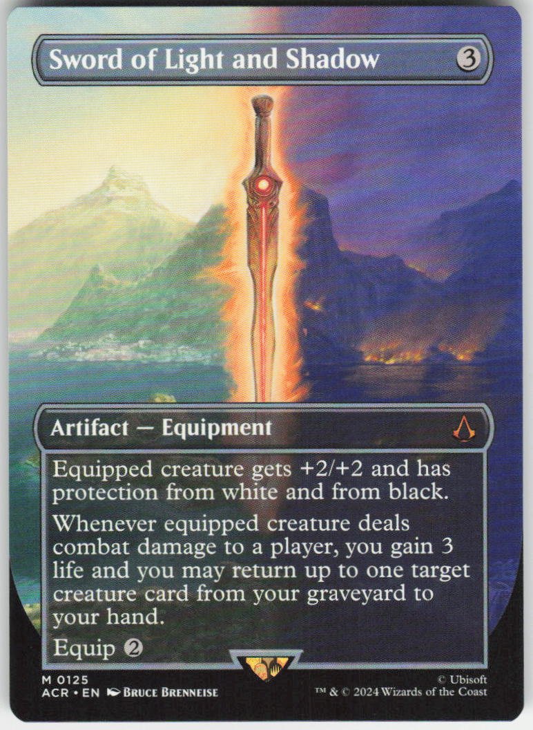 Sword of Light and Shadow (Borderless) M Universes Beyond: Assassin's Creed 125 NM