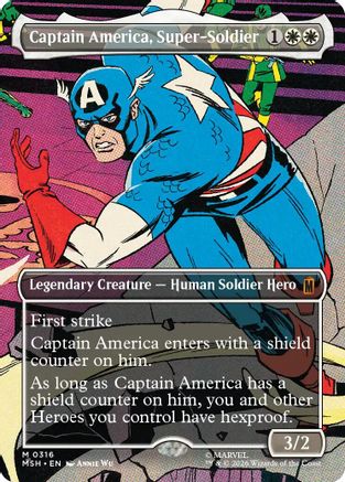 Captain America, Super-Soldier (Borderless) (0316) 316 Marvel Super Heroes NM/M