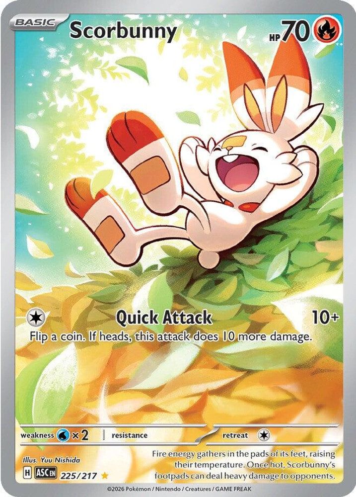 Scorbunny 225/217 Illustration Rare Ascended Heroes NM/M
