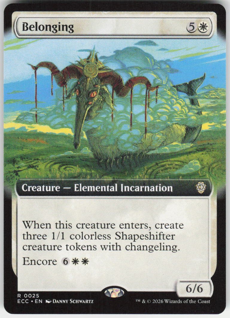 Belonging (Extended Art) R Commander: Lorwyn Eclipsed 25 NM