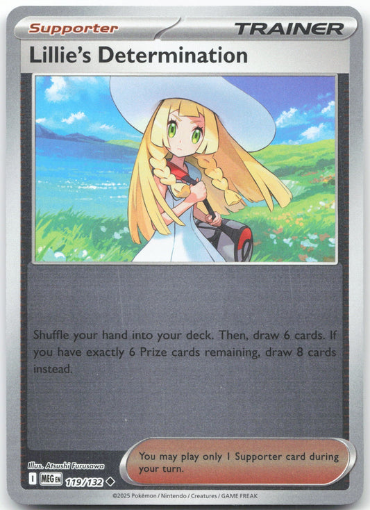 Lillie's Determination - Uncommon ME01: Mega Evolution 119/132 NM
