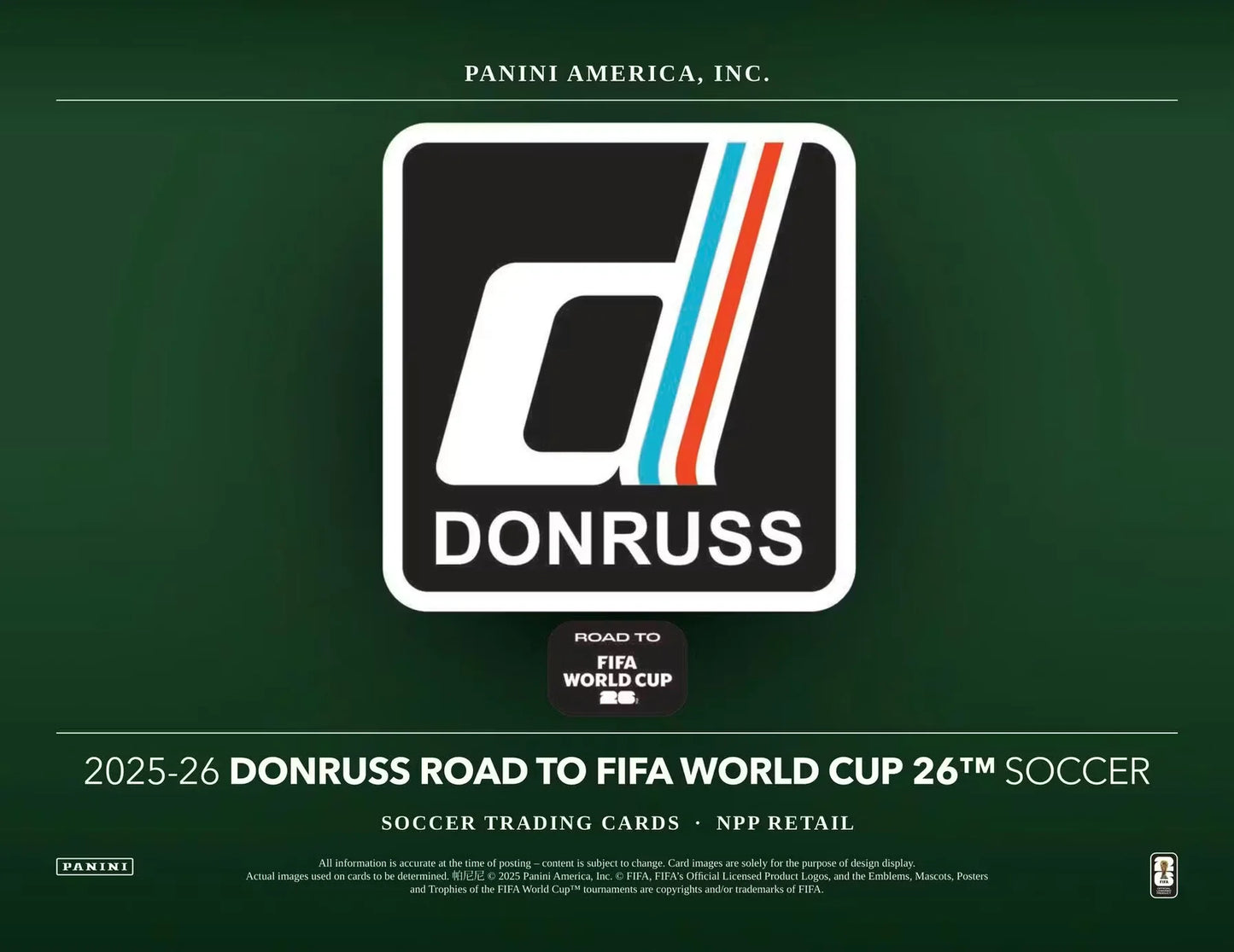2025-26 Panini Donruss Road to FIFA World Cup Soccer Blaster Box