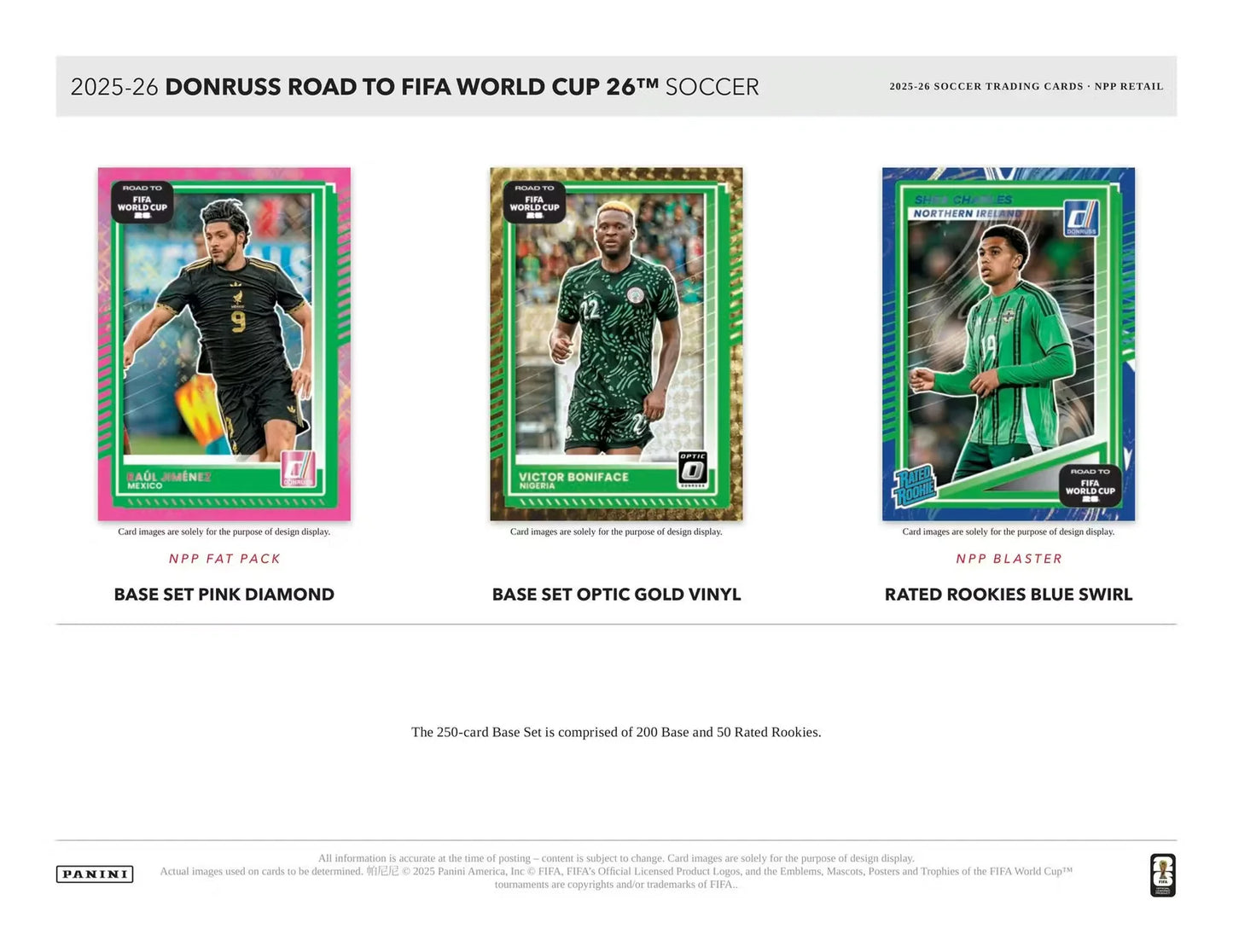 2025-26 Panini Donruss Road to FIFA World Cup Soccer Blaster Box