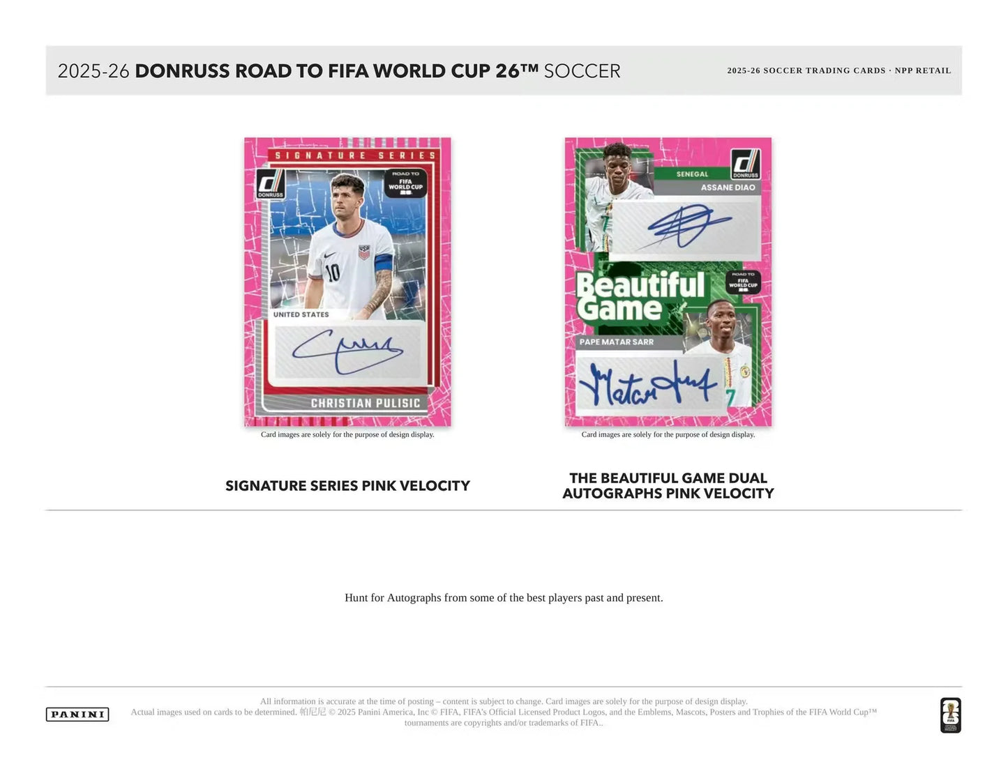 2025-26 Panini Donruss Road to FIFA World Cup Soccer Blaster Box