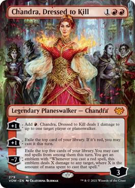 Chandra, Dressed to Kill (Borderless) 279 Mythic Innistrad: Crimson Vow NM/M