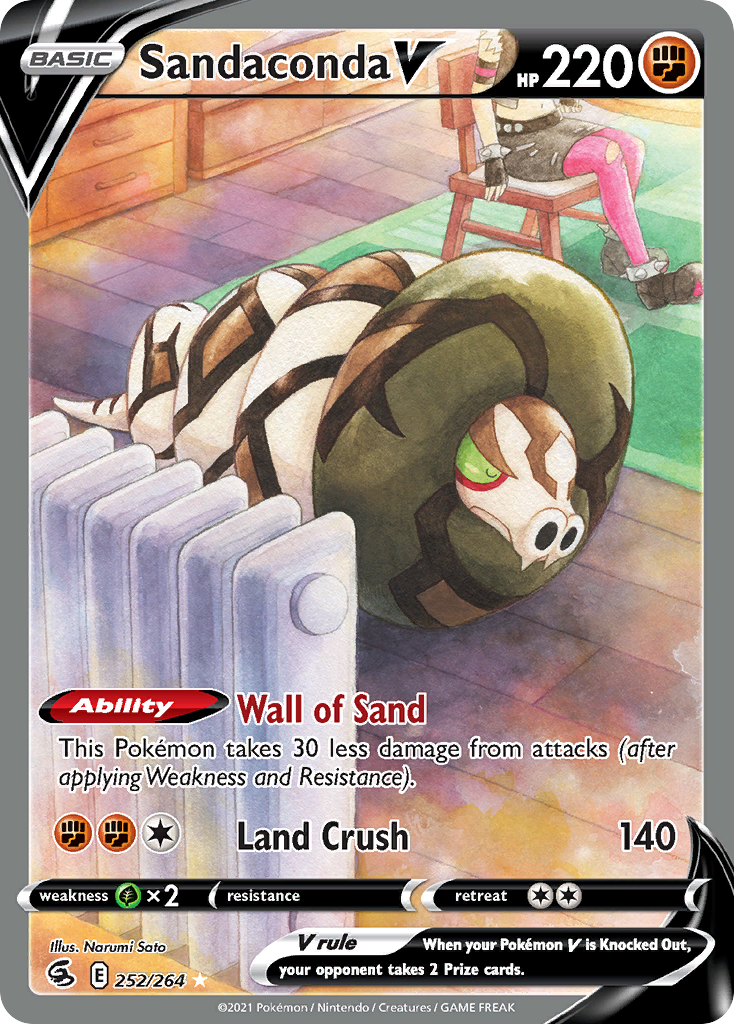 Sandaconda V 252/264 Ultra Rare Fusion Strike NM/M