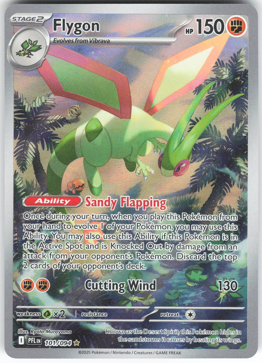Flygon - Illustration Rare ME02: Phantasmal Flames 101/094 NM