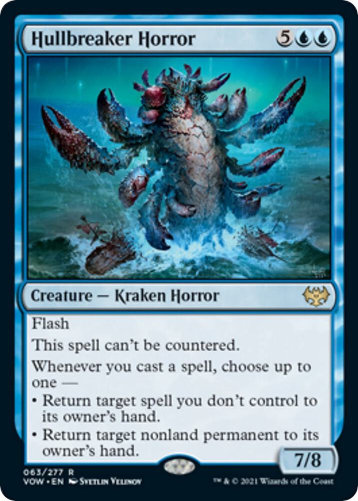 Hullbreaker Horror 63 Rare Innistrad: Crimson Vow NM/M