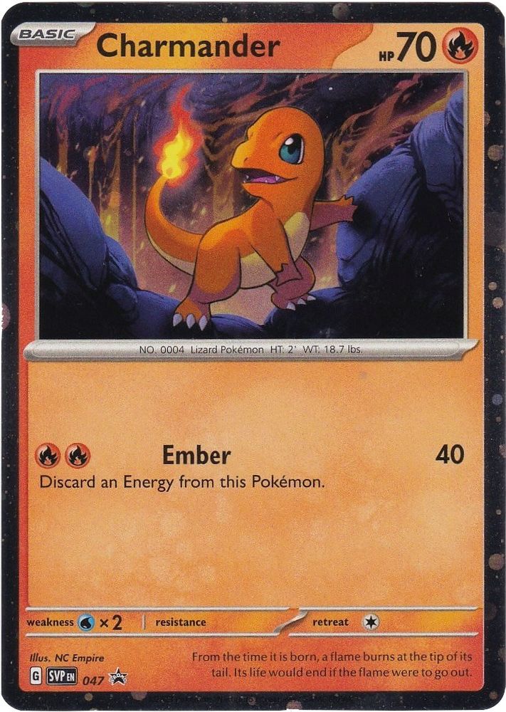 Charmander (Cosmos Holo) 047 Promo Scarlet & Violet Promo NM/M
