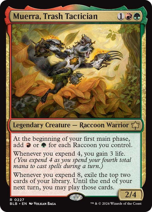 Muerra, Trash Tactician 227 Rare Bloomburrow NM/M