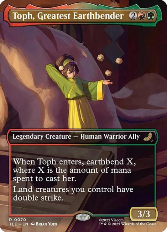 Toph, Greatest Earthbender (Borderless) 70 Avatar: The Last Airbender: Eternal-Legal NM/M