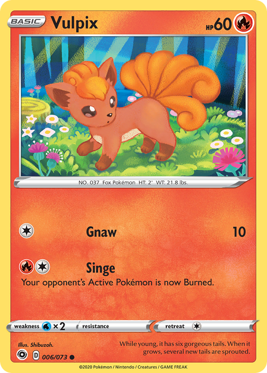 Vulpix 006/073 Common Champion's Path NM/M