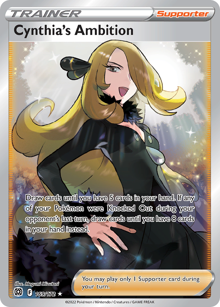 Cynthia's Ambition 169/172 Ultra Rare Brilliant Stars NM/M
