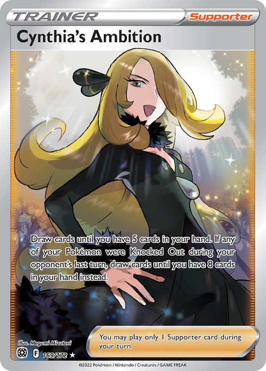 Cynthia's Ambition 169/172 Ultra Rare Brilliant Stars NM/M