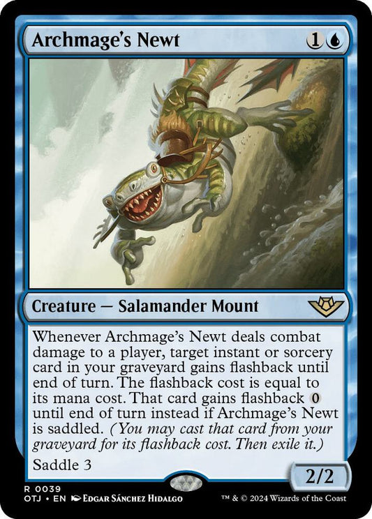Archmage's Newt 39 Rare Outlaws of Thunder Junction NM/M