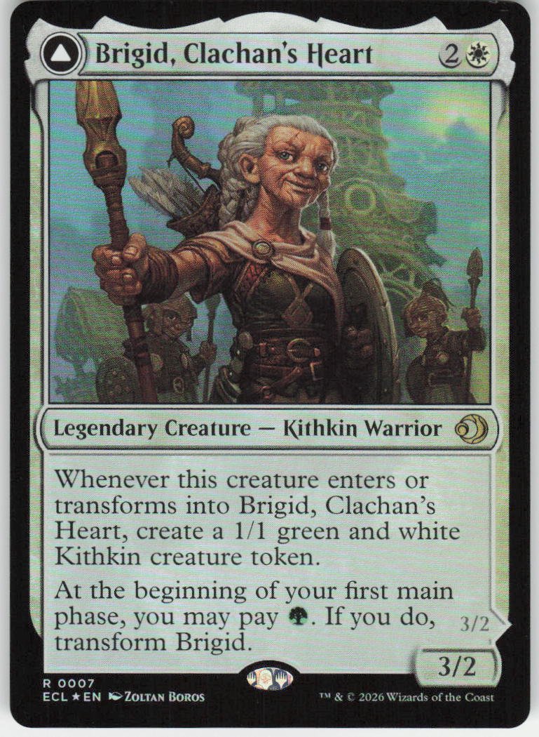 Brigid, Clachan's Heart (Foil) R Lorwyn Eclipsed 7 NM