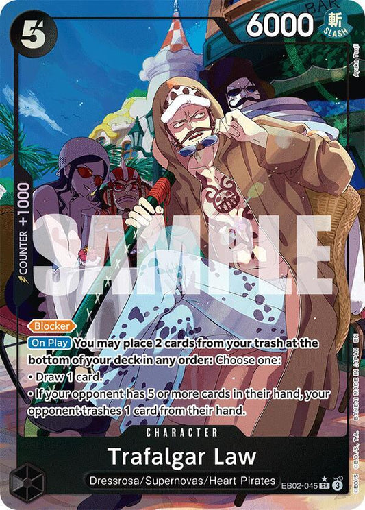 Trafalgar Law (Alternate Art) EB02-045 Extra Booster: Anime 25th Collection NM/M