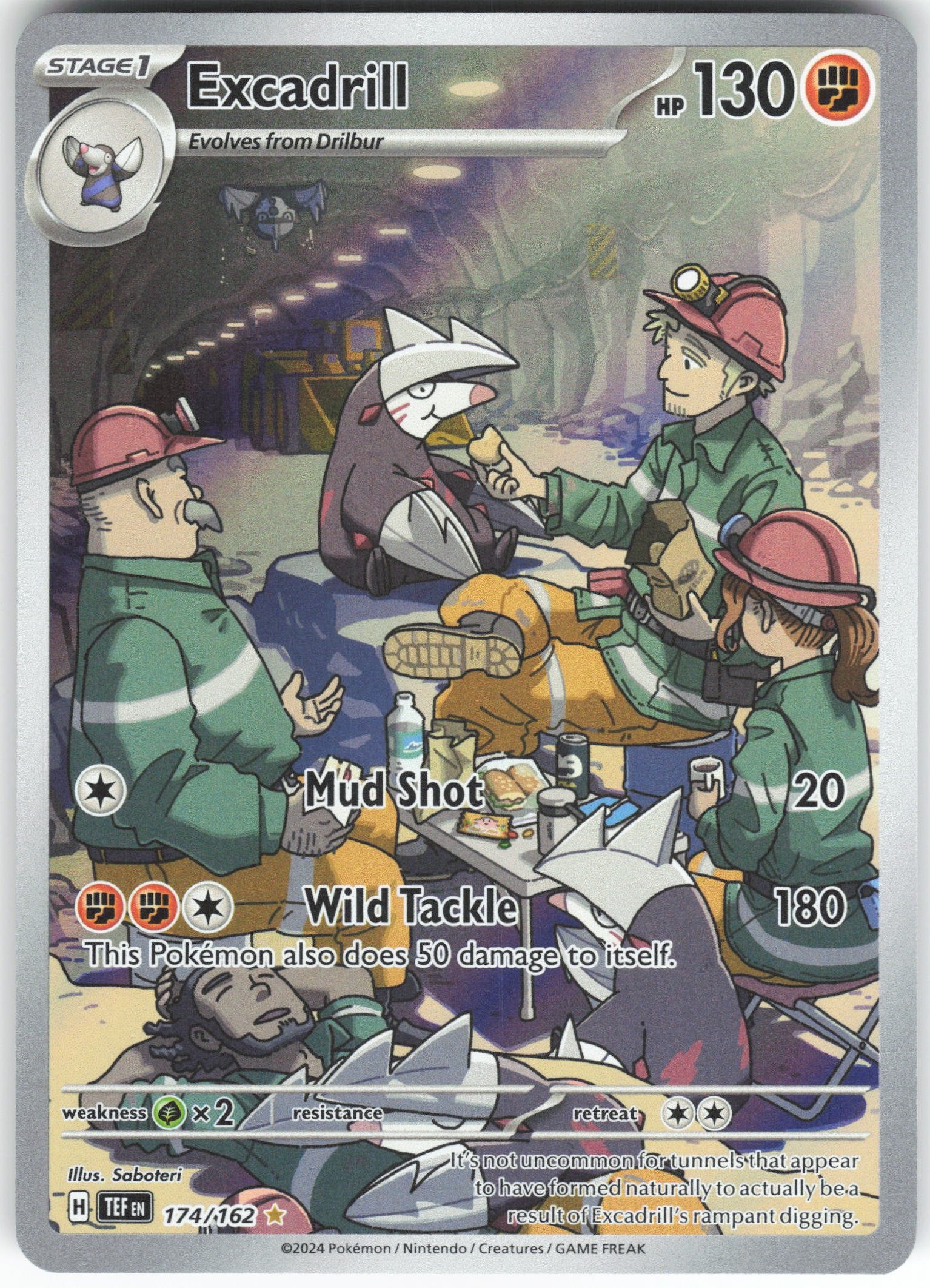 Excadrill - Illustration Rare SV05: Temporal Forces 174/162 NM