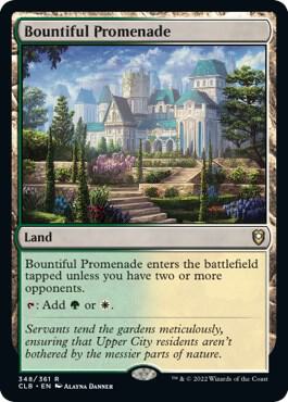 Bountiful Promenade 348 Rare Commander Legends: Battle for Baldur's Gate NM/M