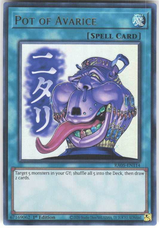Pot of Avarice Ultra Rare Rarity Collection 5 RA05-EN114 NM