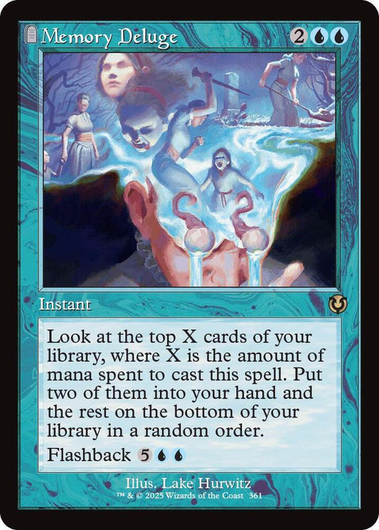 Memory Deluge (Retro Frame) 361 Rare Innistrad Remastered NM/M