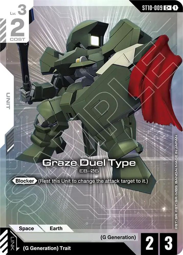 Graze Duel Type (C+) ST10-009 C+ Starter Deck 10: Generation Pulse NM/M